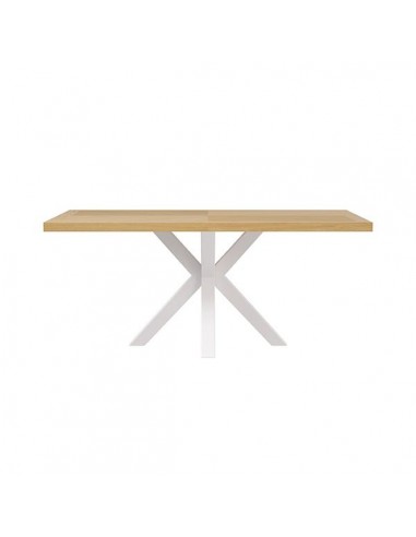 Mesa fija ELAINE 140 x 90, chapa de roble y...