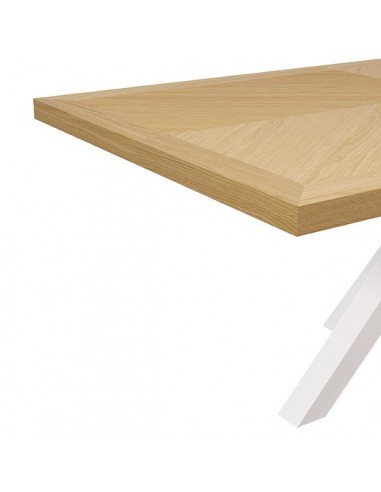 Mesa fija ELAINE 200 x 100, chapa de roble y...