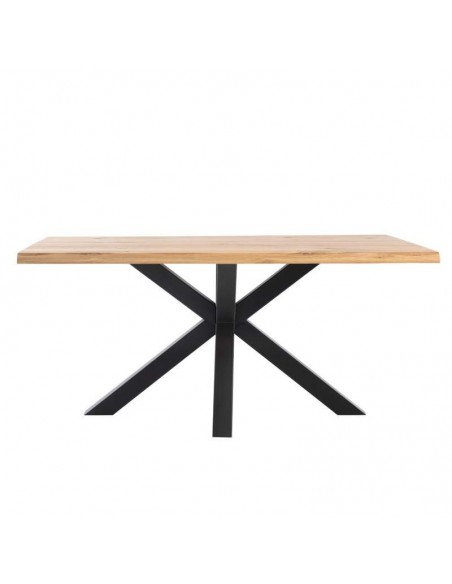 Mesa fixa GRACE 180x95 Carvalho, metal preto Mesa fixa GRACE 180x95 Carvalho, metal preto