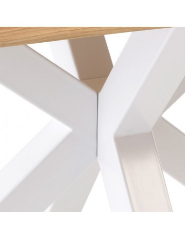 Mesa diseño industrial GRACE 220 x 100, roble...