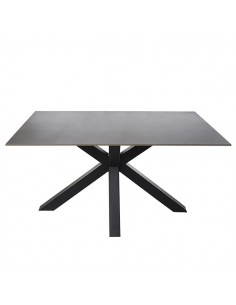 Mesa ARGO 160 x 90, porcelánico atenea y base de metal...