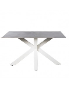Mesa ARGO 160 x 90, porcelânico Athena e base em metal...