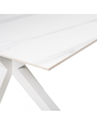 Mesa ARGO 140 x 90, porcelânico Creta base em...