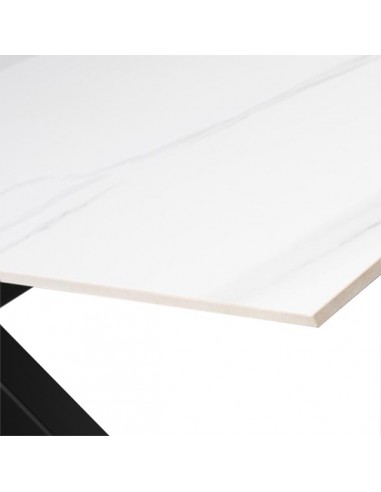 Mesa ARGO 140 x 90, porcelânico Creta e base em...