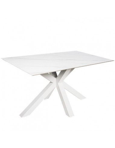 Mesa ARGO 160 x 90, porcelânico Creta base em...