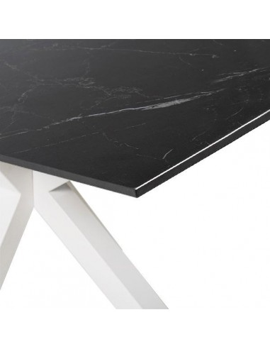 Mesa ARGO 160 x 90, porcelânico Sahara base em...