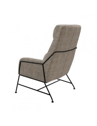 Poltrona MALIBU em tecido tango e aço com...