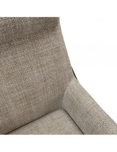 Poltrona MALIBU em tecido tango e aço com...