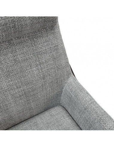 Poltrona MALIBU em tecido tango e aço com...