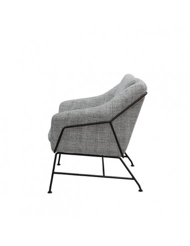 Butaca Brida en tejido tango y base de metal...