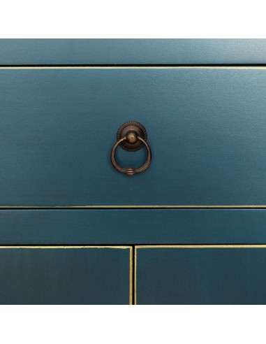 Mesa de cabeceira SHIAN Oriental 45 x 26, azul,...