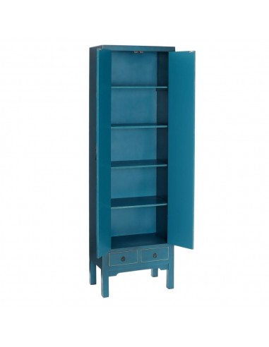 Armario Oriental SHIAN 55 x 185, azul. 2...