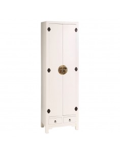 Armário SHIAN Oriental 55 x 185, BRANCO. 2 portas e 2...