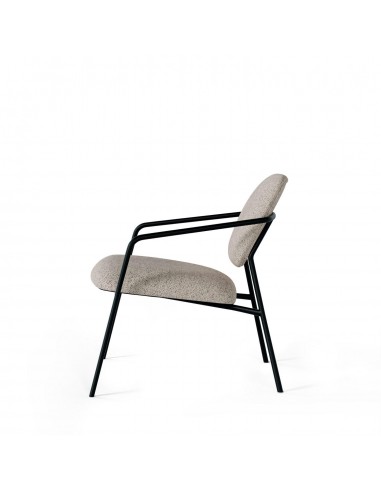 Poltrona VALETA de design retro, estofada Lemur...