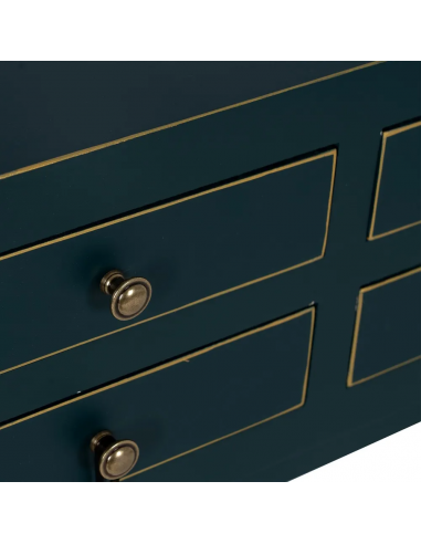 Consola de design HANZO Oriental 85 x 26, azul...