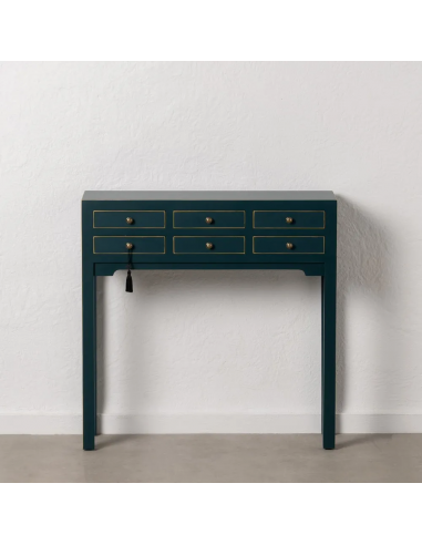 Consola de diseño Oriental HANZO 85 x 26, azul...