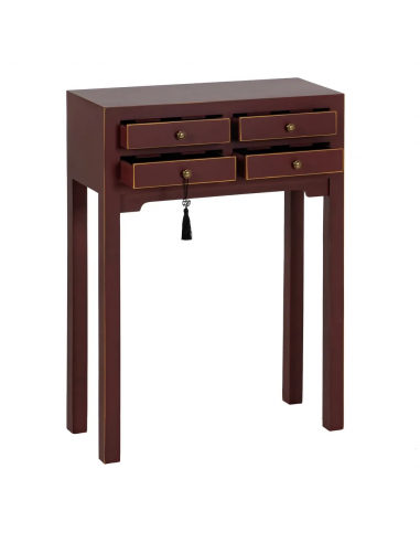 Consola de diseño Oriental HANZO 63 x 26, teja...