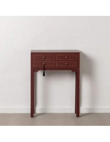 Consola de diseño Oriental HANZO 63 x 26, teja...