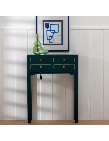 Consola de design HANZO Oriental 63 x 26, azul...