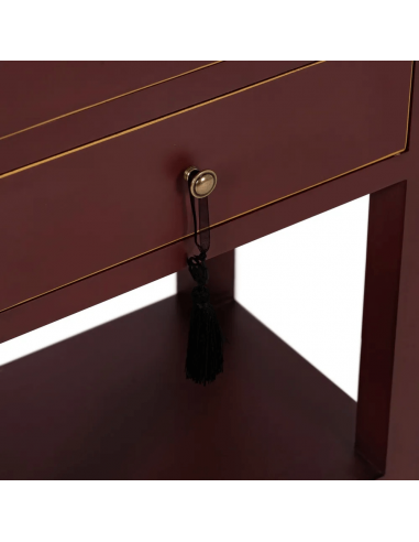 Mesita de diseño Oriental HANZO 45 x 30, teja,...