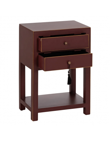 Mesita de diseño Oriental HANZO 45 x 30, teja,...