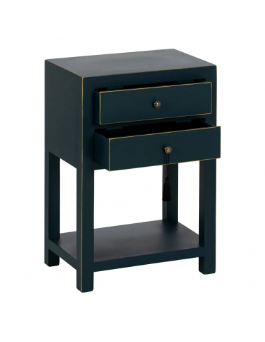 Mesita de diseño Oriental HANZO 45 x 30, azul,...