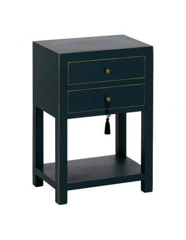 Mesita de diseño Oriental HANZO 45 x 30, azul,...