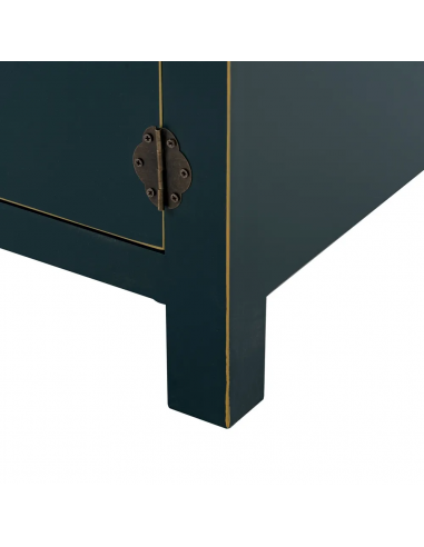 Mesa de design oriental MING 50 x 40, azul, 1...