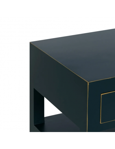 Mesa de diseño Oriental MING 50 x 40, azul, 1...