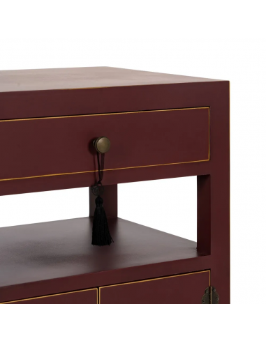 Mesita de noche diseño Oriental MING 50 x 40,...