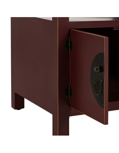 Mesita de noche diseño Oriental MING 50 x 40,...