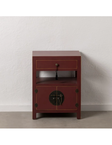 Mesita de noche diseño Oriental MING 50 x 40,...