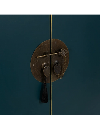 Armário Oriental MING 100 x 160, azul, 1 porta...