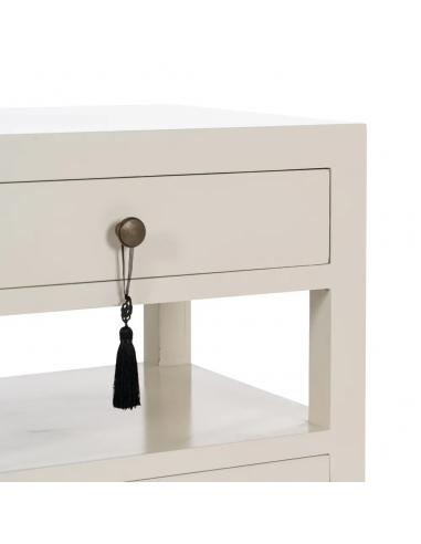 Mesita de noche diseño Oriental MING 50 x 40,...