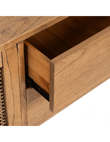 Mueble de TV Mediterráneo ONA 180 x 43, madera de mindi