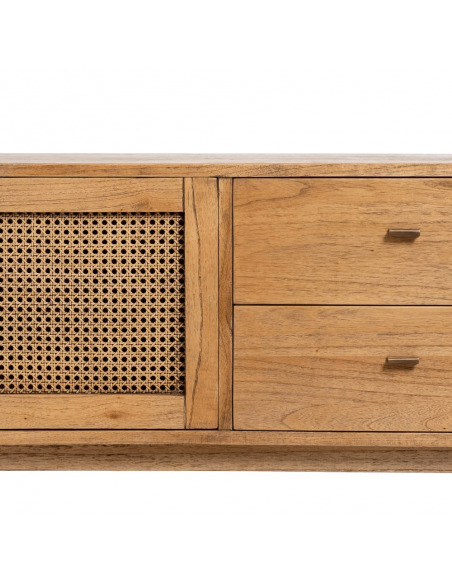 Mueble de TV Mediterráneo ONA 180 x 43, madera de mindi