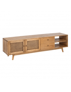Mueble de TV Mediterráneo ONA 180 x 43, madera de mindi