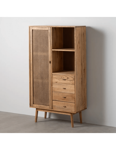 Armario Mediterráneo ONA 90 x 38 en madera de mindi