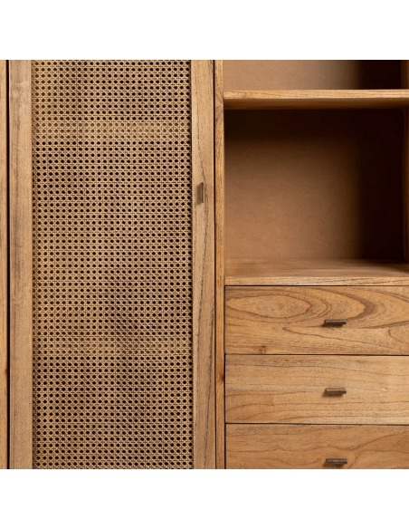 Armario Mediterráneo ONA 90 x 38 en madera de mindi