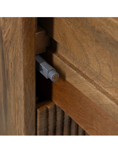 Mesa de cabeceira Mailen 50 x 40 em madeira de...