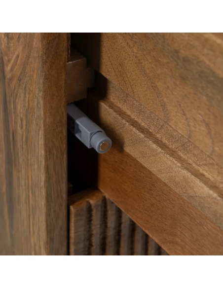 Mesa de cabeceira Mailen 50 x 40 em madeira de mangueira