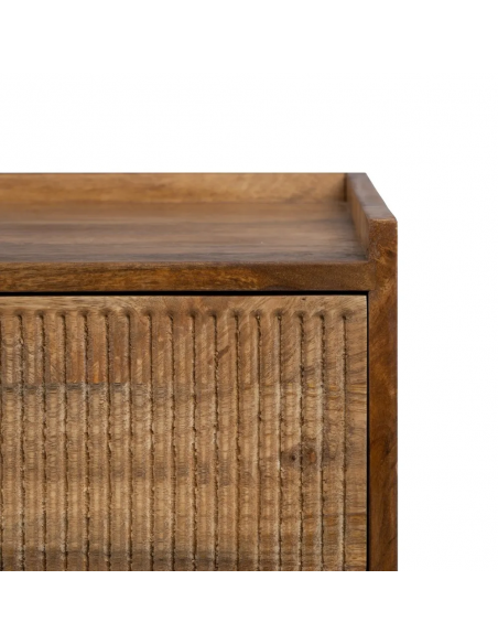 Mesa de cabeceira Mailen 50 x 40 em madeira de mangueira