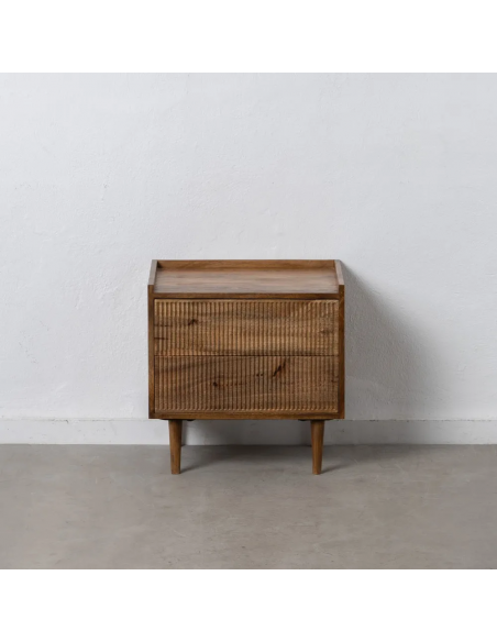 Mesita de noche Mailen 50 x 40 en madera de mango