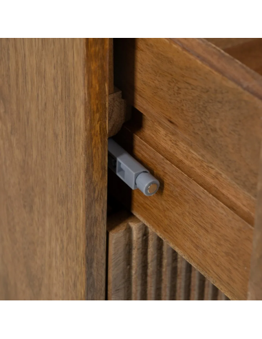 Mesa de cabeceira Mailen 45 x 30 em madeira de...