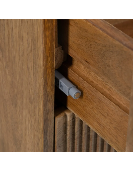 Mesa de cabeceira Mailen 45 x 30 em madeira de mangueira