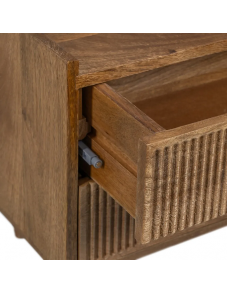 Mesa de cabeceira Mailen 45 x 30 em madeira de mangueira