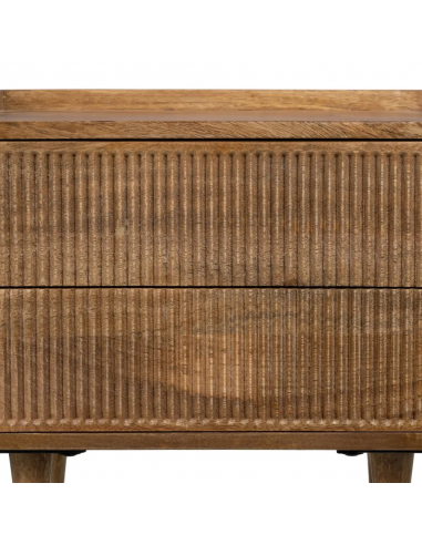 Mesita de noche Mailen 45 x 30 en madera de mango