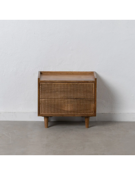 Mesita de noche Mailen 45 x 30 en madera de mango
