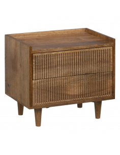Mesita de noche Mailen 45 x 30 en madera de mango