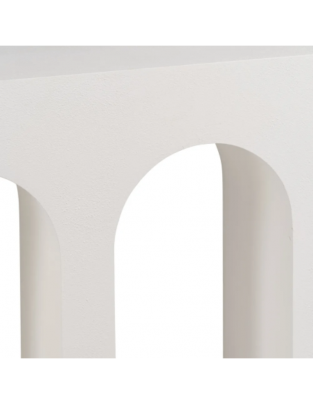 Console mediterrâneo Aiguablava 120 x 30, MDF branco